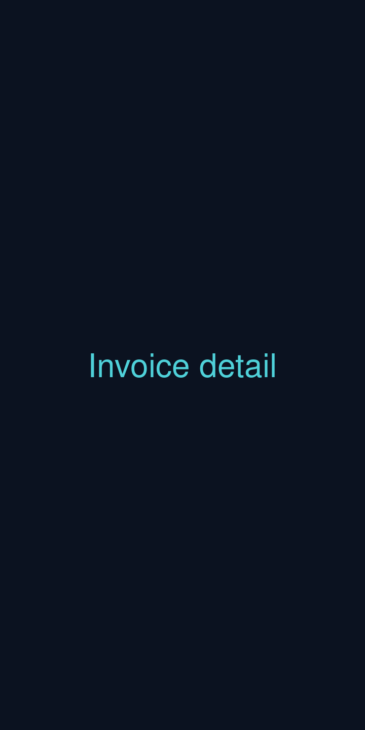 Pengo invoice detail screen with a payment being recorded
